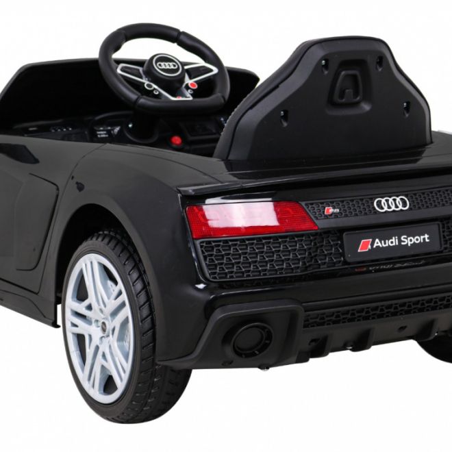 Audi R8 LIFT Autíčko na baterie černé + dálkové ovládání + EVA kola + MP3 + LED dioda