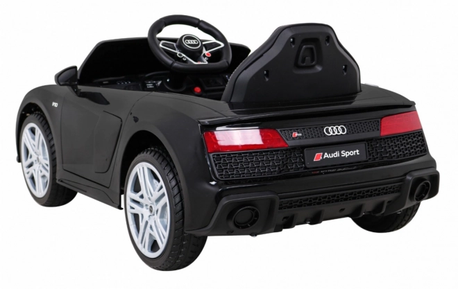 Audi R8 LIFT Autíčko na baterie černé + dálkové ovládání + EVA kola + MP3 + LED dioda