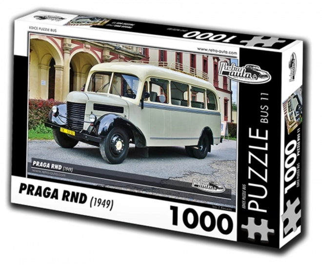 RETRO-AUTA Puzzle BUS č.11 Praga RND (1949) 1000 dílků