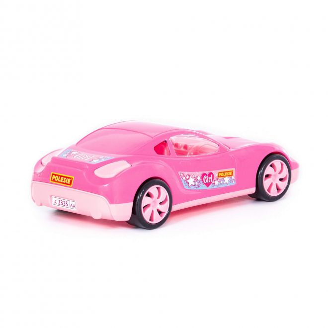 Závodní auto "Tornádo" - růžové