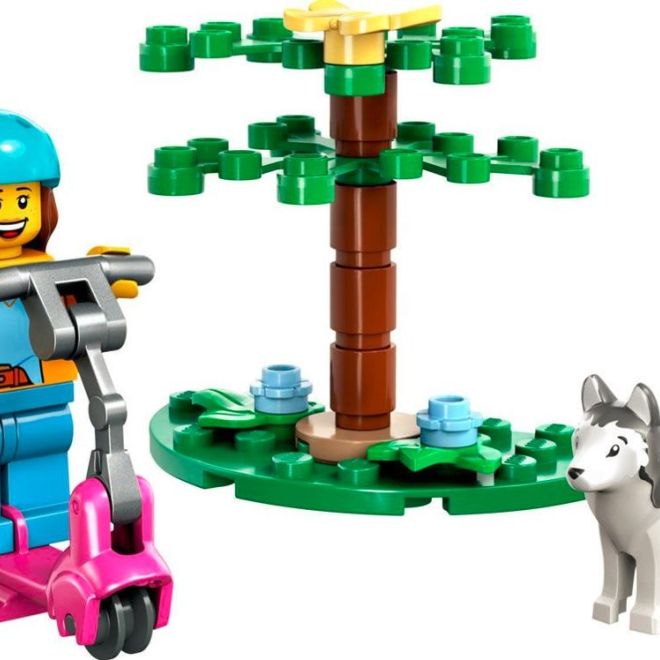 LEGO® City 30639 Psí park a skútr