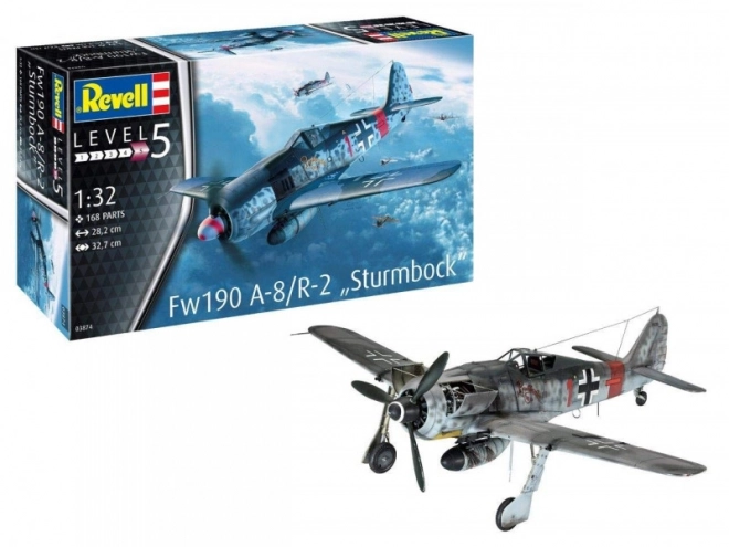 Plastikový model Fw190 A-8 Sturmbock 1/32