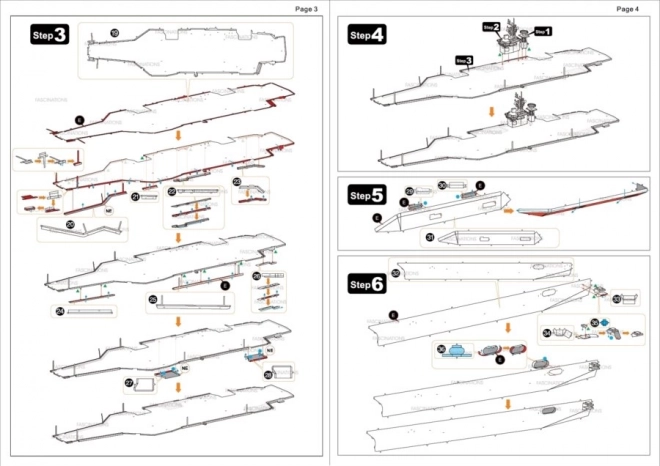 METAL EARTH 3D puzzle Letadlová loď USS Theodore Roosevelt CVN-71 (ICONX)