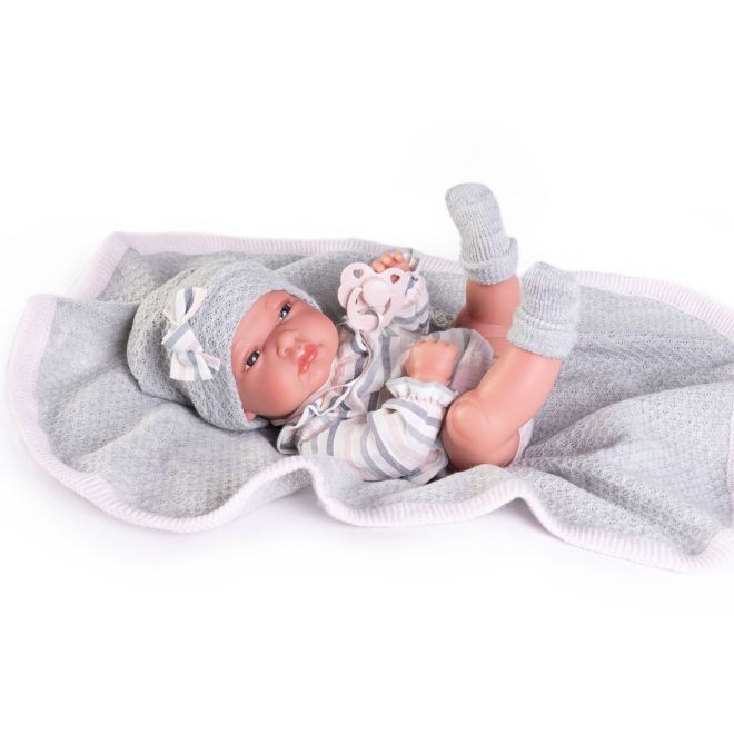 Antonio Juan 60029 TONETA - realistická panenka miminko s celovinylovým tělem - 33 cm