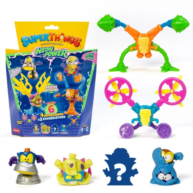 SuperThings NeonPower figurky s exoskelety