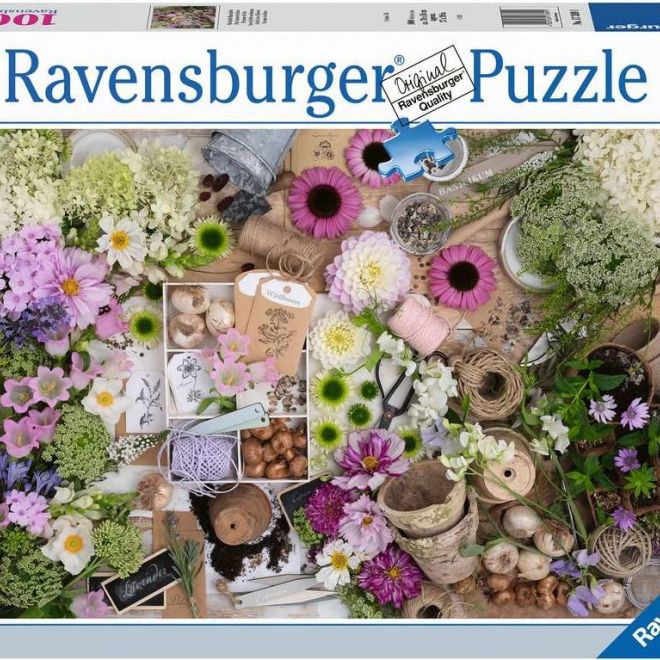 RAVENSBURGER Puzzle Nádherná květinová láska 1000 dílků