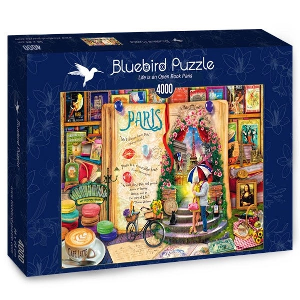 Puzzle život jako otevřená kniha: Paříž 4000 dílků