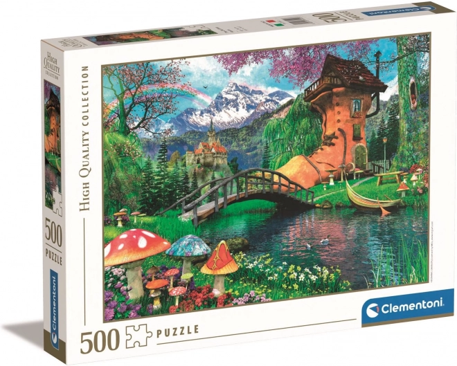 Puzzle Starý dům Bota 500 dílků