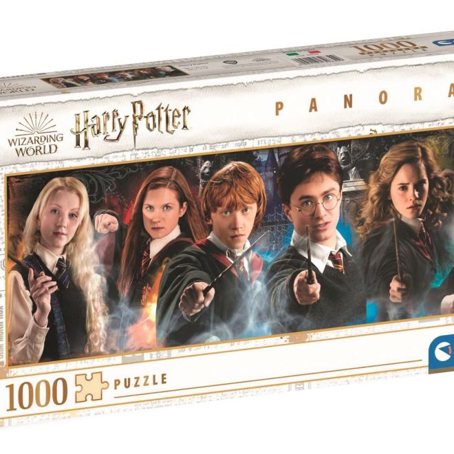 CLEMENTONI Panoramatické puzzle Harry Potter: Studenti 1000 dílků
