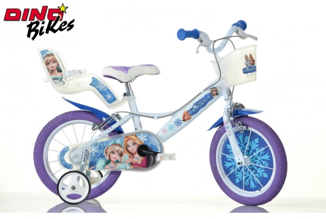 DINO Bikes - Dětské kolo 16"" Snow Queen 2022