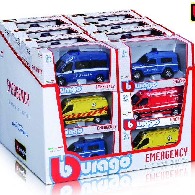 Bburago 1:50 Emergency vehicles assort