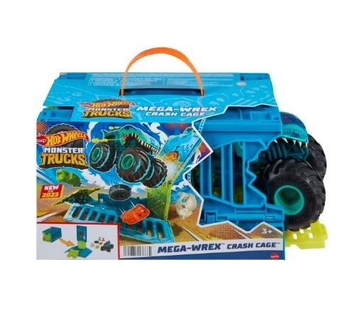 Hot Wheels monster truck Mega Wrex s klecí 1:24