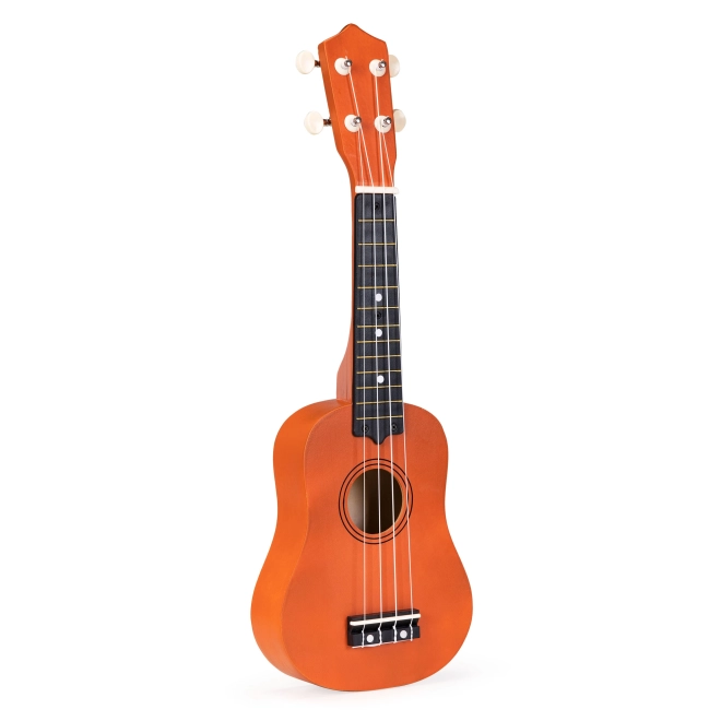 Dětské dřevěné ukulele se 4 nylonovými strunami