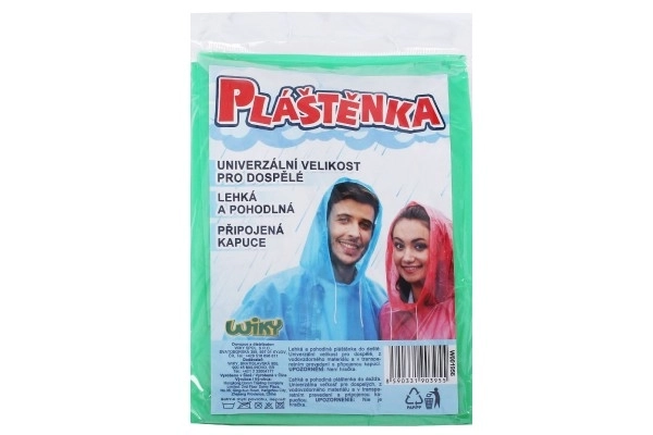 Univerzální pláštěnka pro dospělé s kapucí