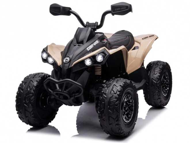 Dětský terénní Quad CAN-AM na akumulátor – béžová