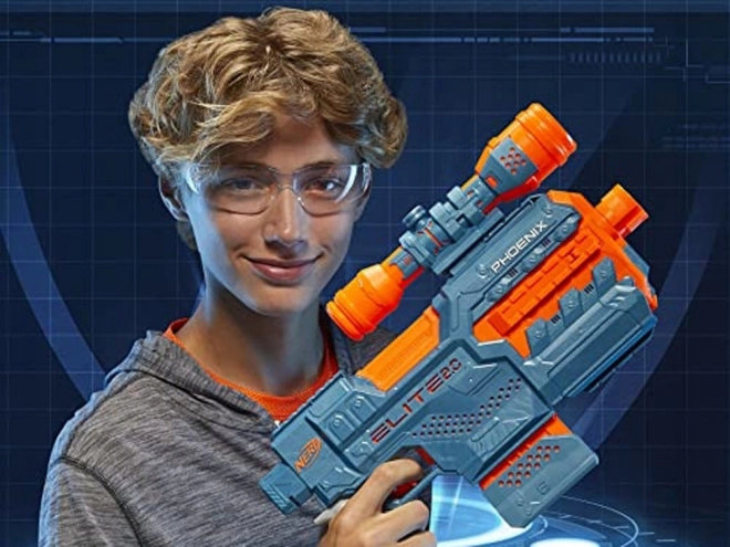 Pistole Nerf Elite 2.0 Phoenix s automatickým zaměřovačem a náboji