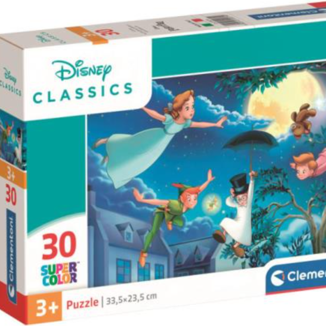 CLEMENTONI Puzzle Disney klasika: Petr Pan 30 dílků