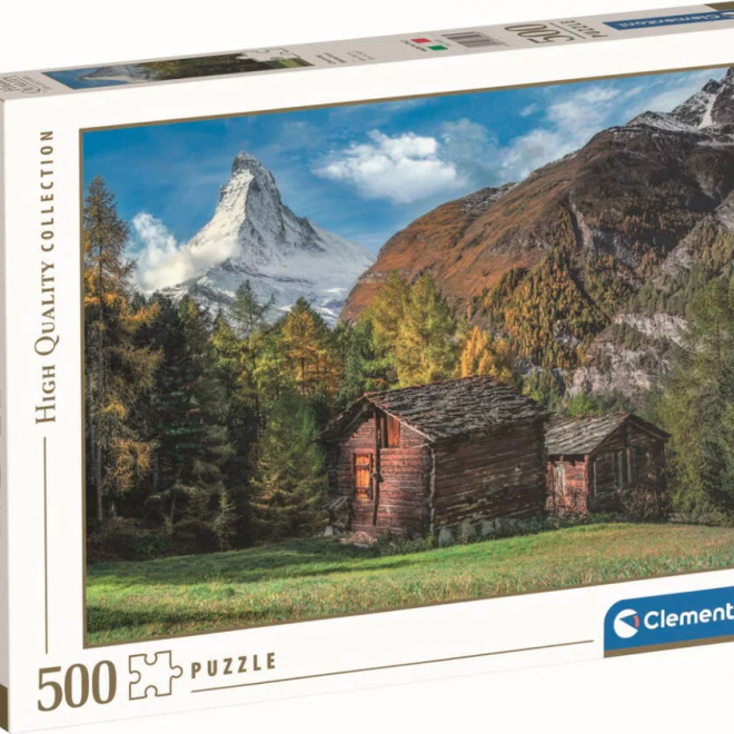 CLEMENTONI Puzzle Okouzlující Matterhorn 500 dílků