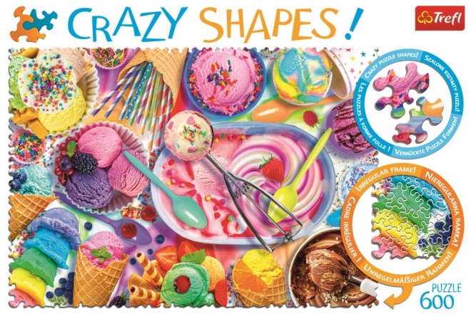 TREFL Crazy Shapes puzzle Sladké sny 600 dílků