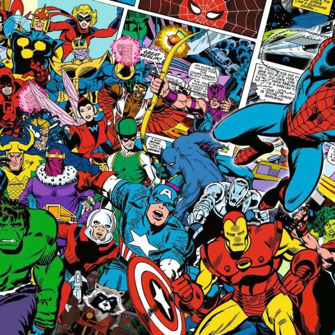 Puzzle 1000 prvků Challange Marvel