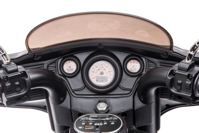 Tříkolový motocykl Goldwing na baterie Black