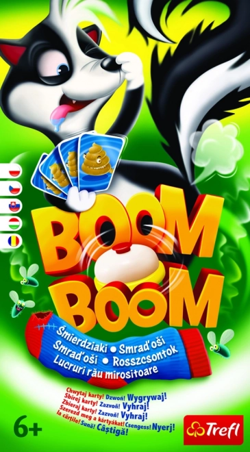 Dynamická rodinná hra Boom Boom Smraďoši