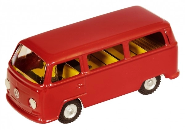 Auto VW mikrobus T2 červený kov 12cm v krabičce Kovap