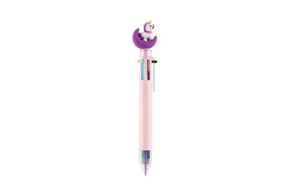 Tužka/pero jednorožec 6 barev 17 cm plast 4 barvy