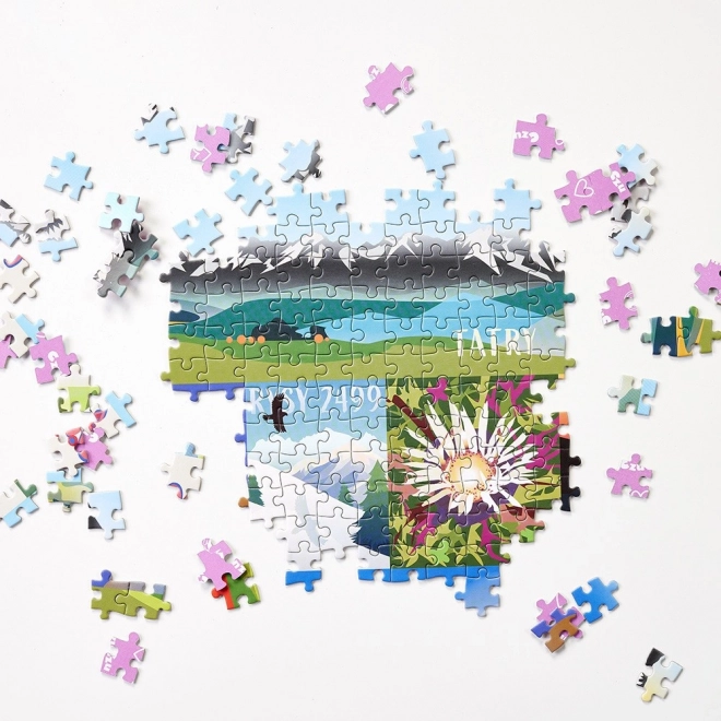 Puzzle Puzzlove Polské hory 1000 dílků