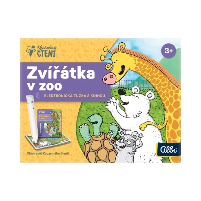 Elektronická tužka Albi 2.0 s knihou Zvířátka v ZOO