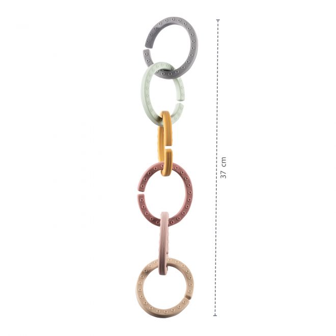 Silikonové multifunkční kroužky řetěz, Multicolor
