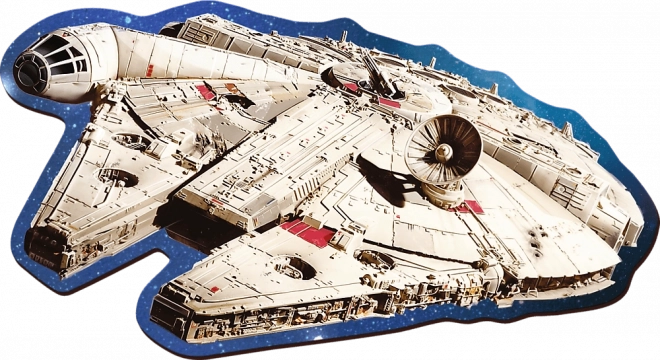 TREFL Wood Craft Origin puzzle Star Wars: Millennium Falcon 160 dílků