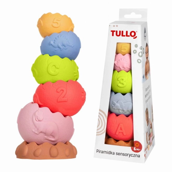 Tullo pastelová smyslová pyramidka