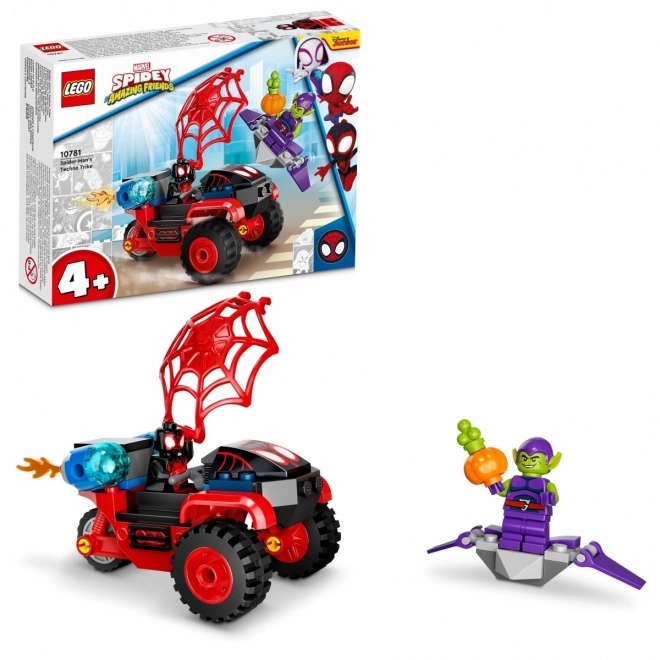 LEGO Spider-Man 10781 Miles Morales: Spider-Man a jeho techno tříkolka