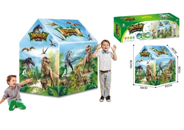 Dětský stan s motivem dinosaurů