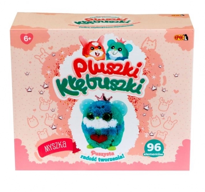 Plushie-Doodles Kreativní sada 96 dílků Myš