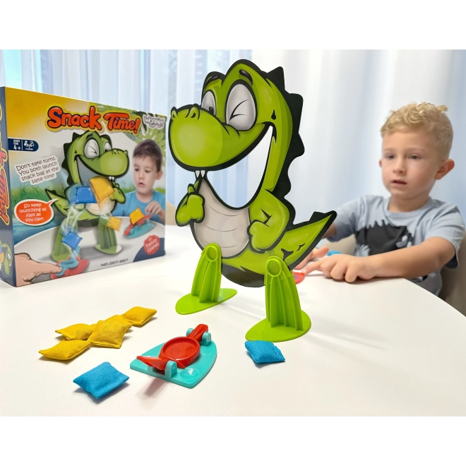 Woopie dovednostní hra Hladový dinosaurus