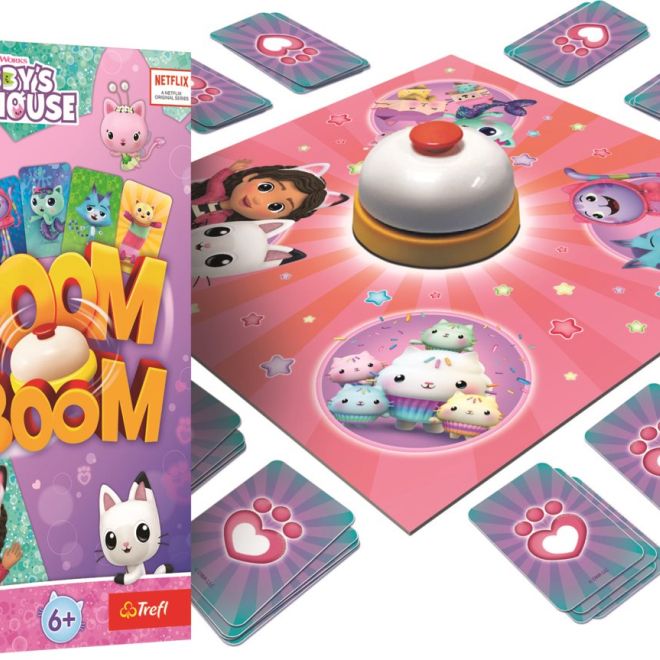 TREFL Hra Boom Boom Gábinin kouzelný domek