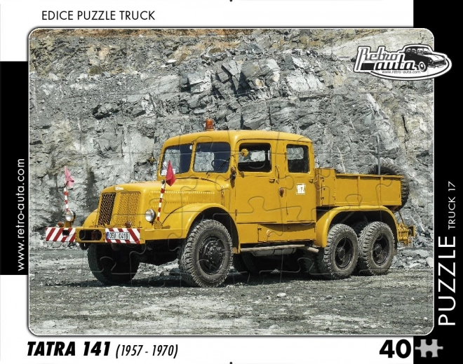 Retro puzzle Tatra 141