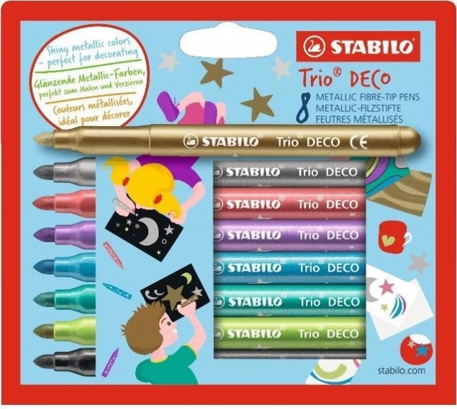 STABILO Trio DECO 8 fixů