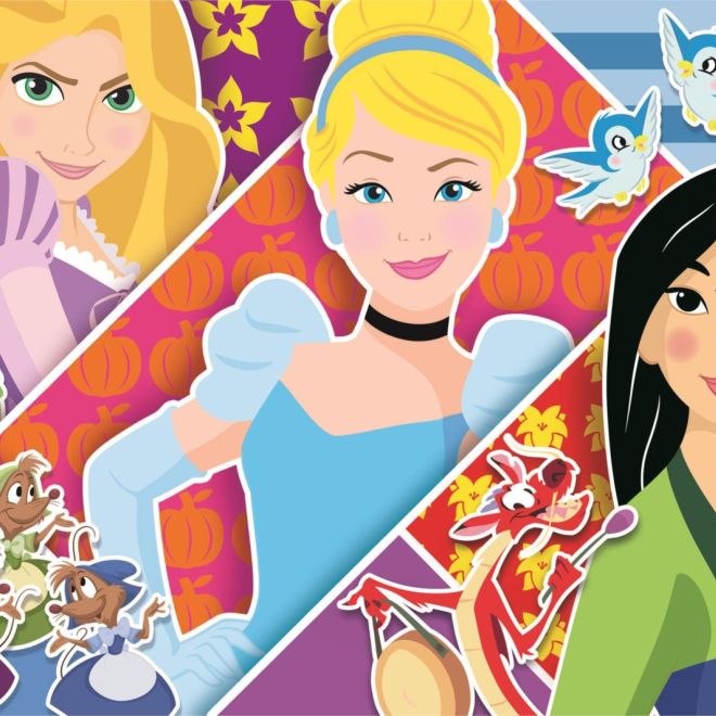 CLEMENTONI Puzzle Disney Princezny 2x20 dílků