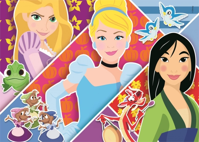 CLEMENTONI Puzzle Disney Princezny 2x20 dílků