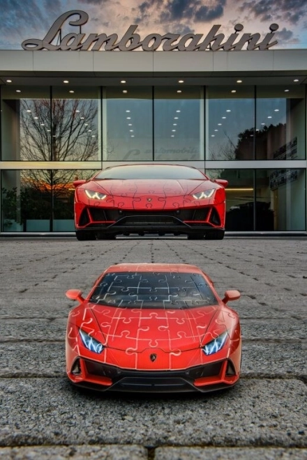 RAVENSBURGER 3D puzzle Lamborghini Huracán Evo zelené 156 dílků