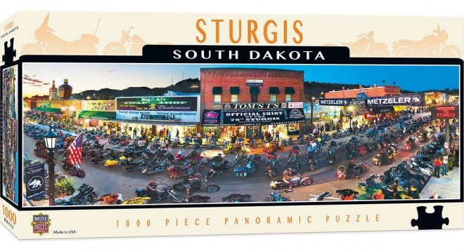 MASTERPIECES Panoramatické puzzle Sturgis, South Dakota 1000 dílků