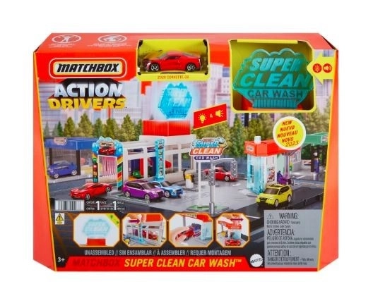 Sada Matchbox Real Adventures Myčka aut