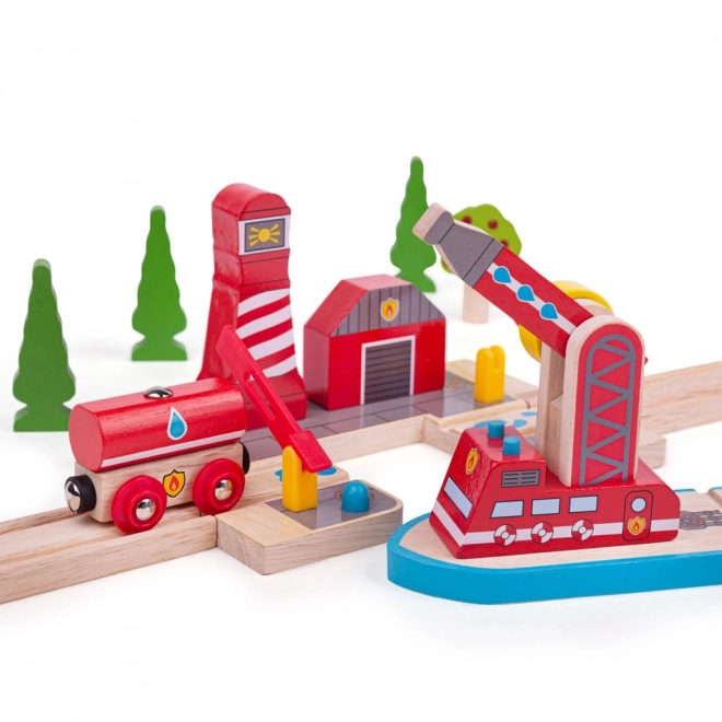 Bigjigs Rail Hasiči mořští záchranáři