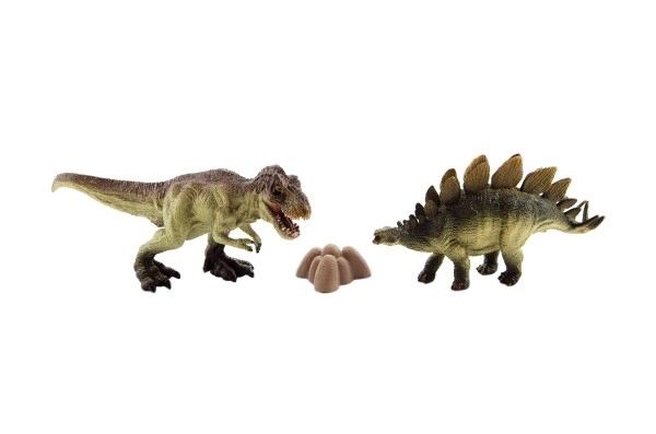 Dinosaurus plast 8ks v krabici 46x34x7cm