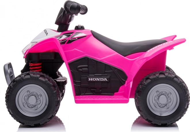 CHIPOLINO Elektrické vozítko Čtyřkolka 6V Honda s melodiemi ATV Pink