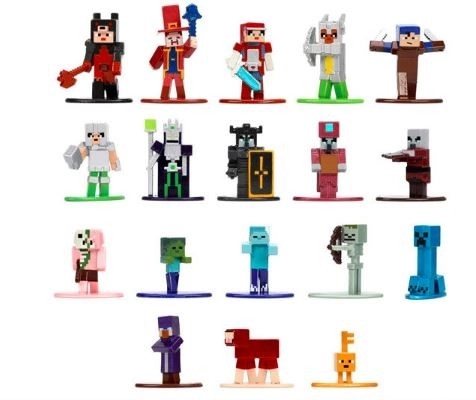 Sada 18 sběratelských figurek Minecraft, vlna 7