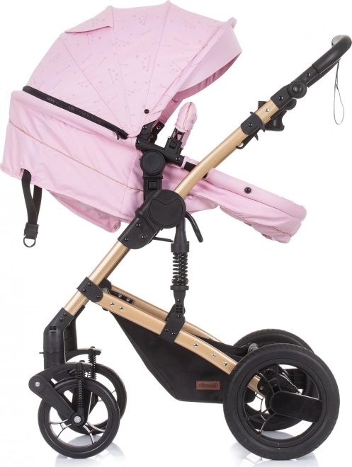 CHIPOLINO Kočárek kombinovaný Camea 2v1 – Rose water